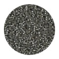 Miyuki - Round 11/0 - Matted Grey Silver Lined - 10g