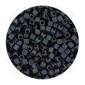 Miyuki Square Bead 1,8mm - Matted Metallic Silver Grey - 5g