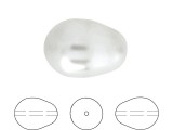 Swarovski - 5821 - Crystal Pearl Tropfen - 11mm x 8mm - <font color=#873E1B>Nur solange der Vorrat reicht!</font>