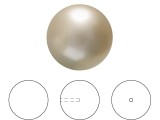 Swarovski Halbloch Pearl - 5818 - 10mm - <font color=#873E1B>Nur solange der Vorrat reicht!</font>