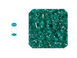 Twin Bead - Crystal inside Green - 10g