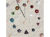 Startset - Wechselring Button, Perlen und das Buch Zeit zum Wechseln - von Sabine Reinhardt