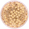 TOHO - Round 15/0 - Gold-Lined Frosted Crystal