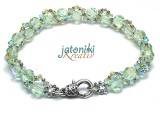 Materialkit Armband Happy  in Chrysolite