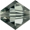 Preciosa Kristallperlen - 3mm - Black Diamond - 30 Bicone