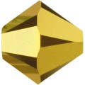 Preciosa Kristallperlen - 3mm - Crystal Aurum Full - 30 Bicone