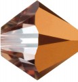 Preciosa Kristallperlen - 3mm - Crystal Capri Gold - 30 Bicone