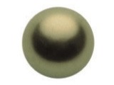 Preciosa Nacre Round Pearl - 4mm - Light Green - 30 Bicone