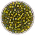 TOHO - Round 6/0 - Inside-Color Luster Black Diamond/Opaque Yellow-Lined