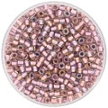 TOHO - Round 8/0 - Inside-Color Crystal/Rose Gold-Lined