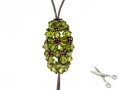 Materialkit "Blumenolive" aus Perlen