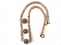Materialkit - Langkette Alcudia mit Kristallen und Pinch Beads