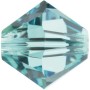 Preciosa Kristallperlen - 3mm - Aqua Bohemica - 30 Bicone