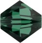 Preciosa Kristallperlen - 3mm - Emerald - 30 Bicone