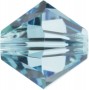 Preciosa Kristallperlen - 3mm - Aquamarine - 30 Bicone