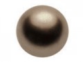 Preciosa Nacre Round Pearl - 4mm - Bronze - 30 Bicone