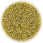 TOHO - Round 15/0 - Inside-Color Luster Black Diamond/Opaque Yellow-Lined